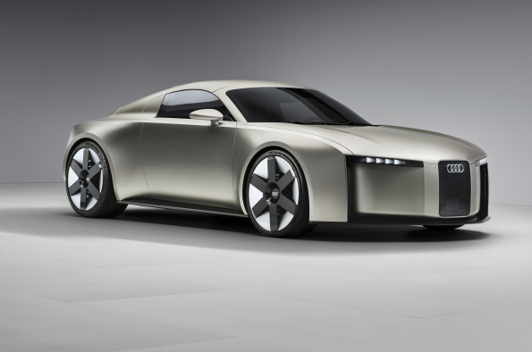The Audi Concept C that will be released in 2028 as an electric two-seater sports car