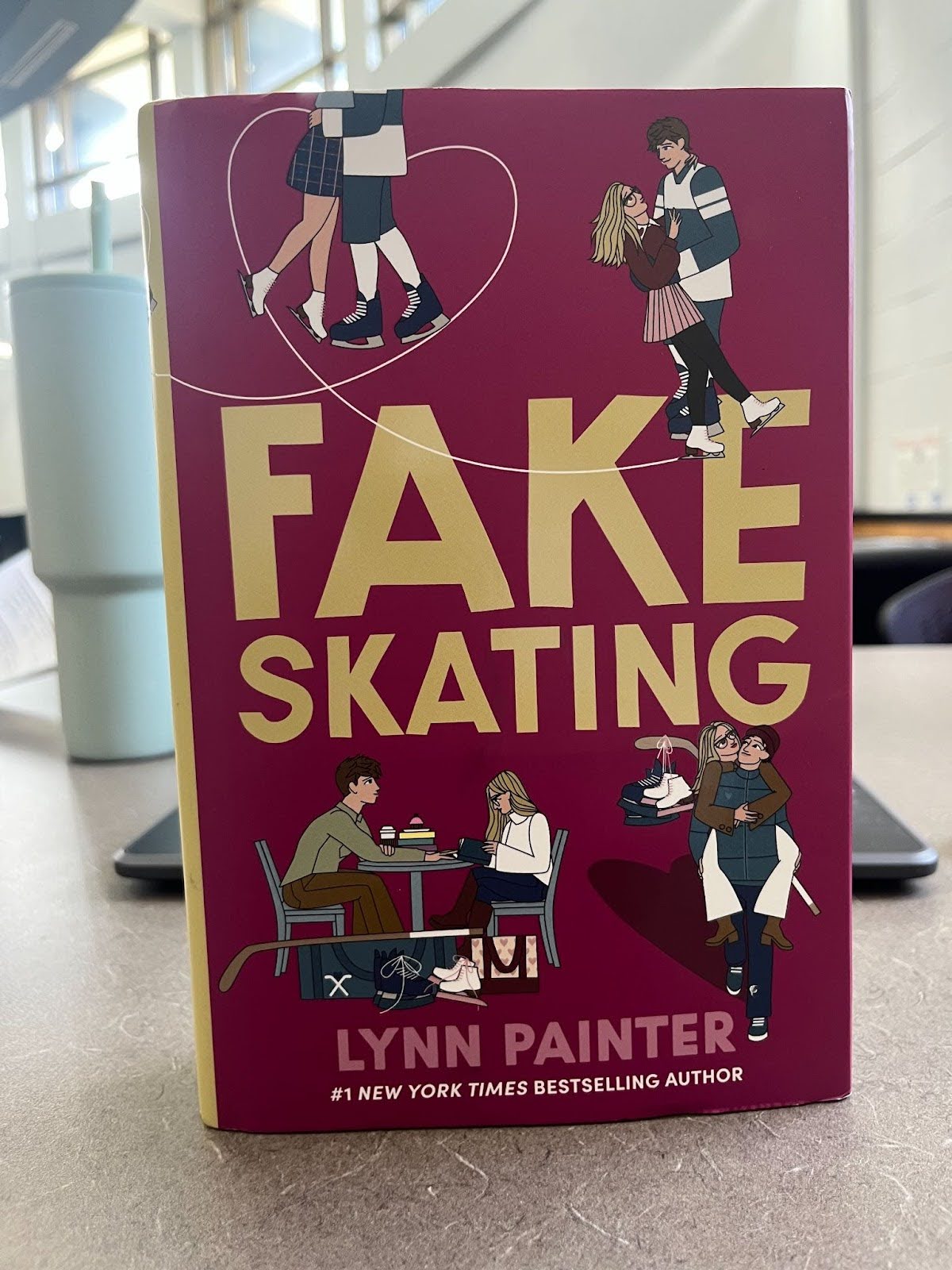 The cover of "Fake Skating" by Lynn Painter. Taken by Hope Wallace